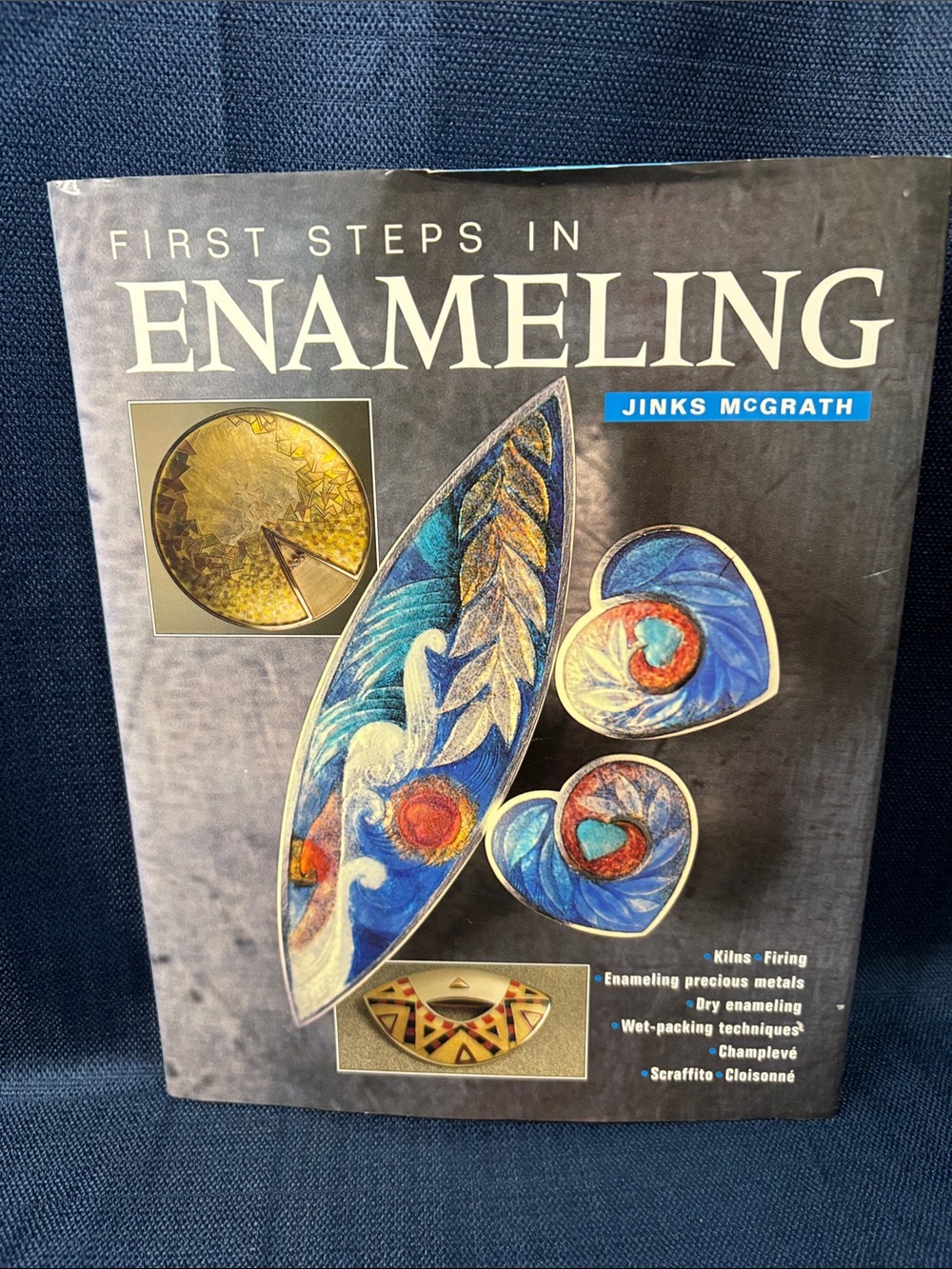 'First Steps in Enameling' - Blue Cover